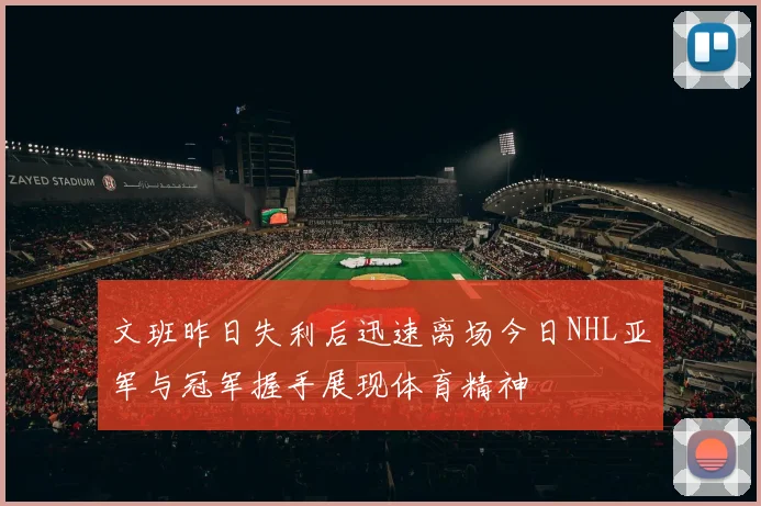 文班昨日失利后迅速离场今日NHL亚军与冠军握手展现体育精神